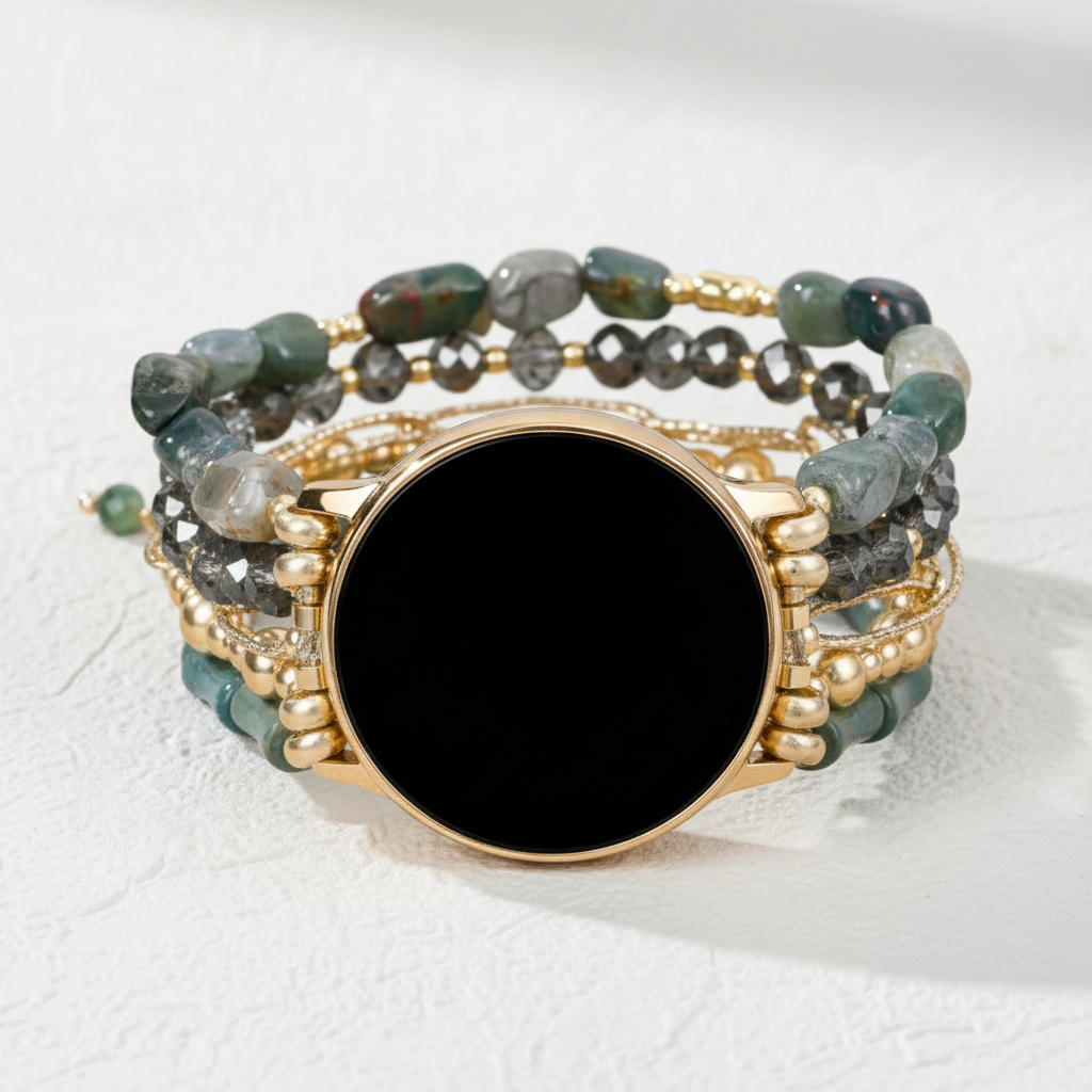Gold Verdant Stretch Samsung Galaxy Watch Strap