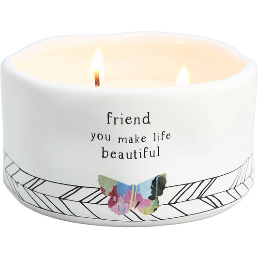 Pavilion - Friend - 8 oz - 100% Soy Wax Candle Scent: Tranquility