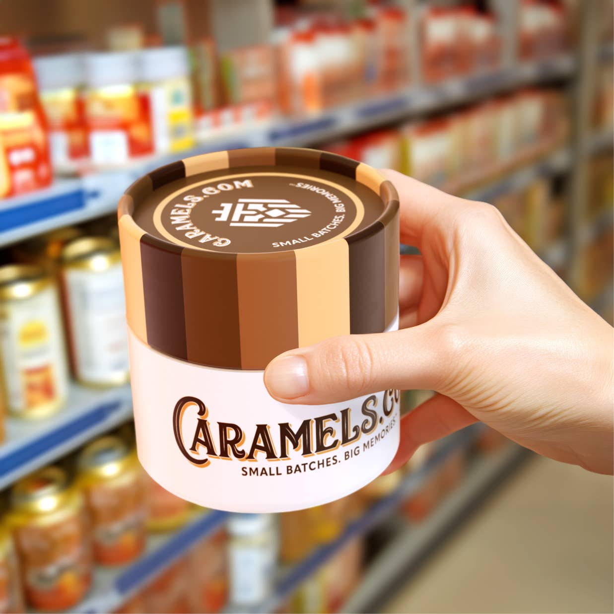 Licorice.com | Caramels.com | Taffy.com - Chocolate Brownie Caramels Soft Chew - (6oz Tube)