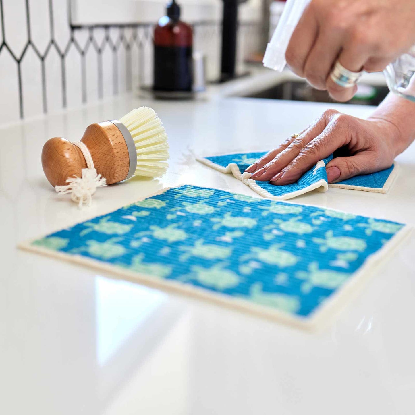 Save The Oceans Eco Sponge Cloths (Set of 2)