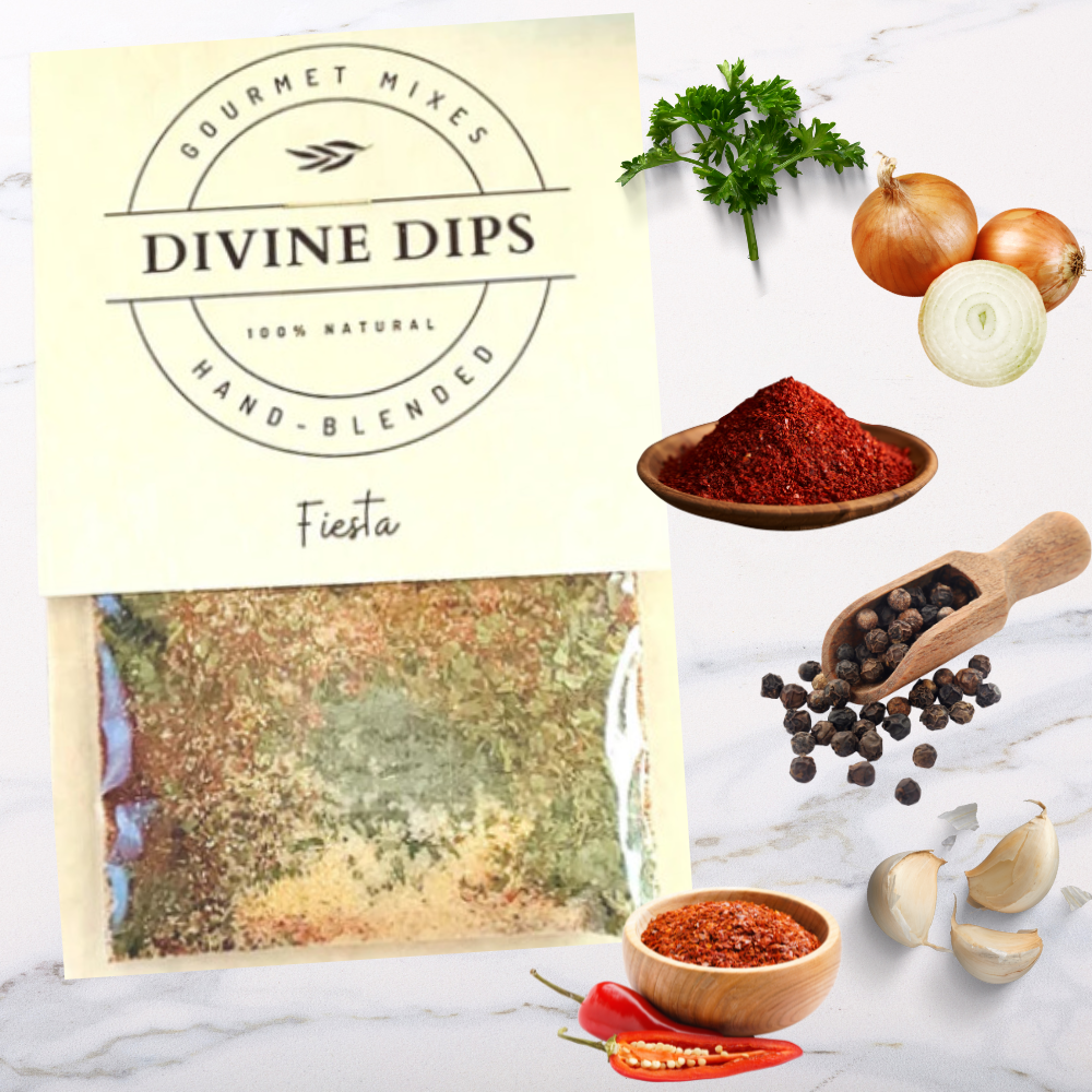 Divine Dips - Fiesta Seasoning Dip Mix & Cheese ball Spices