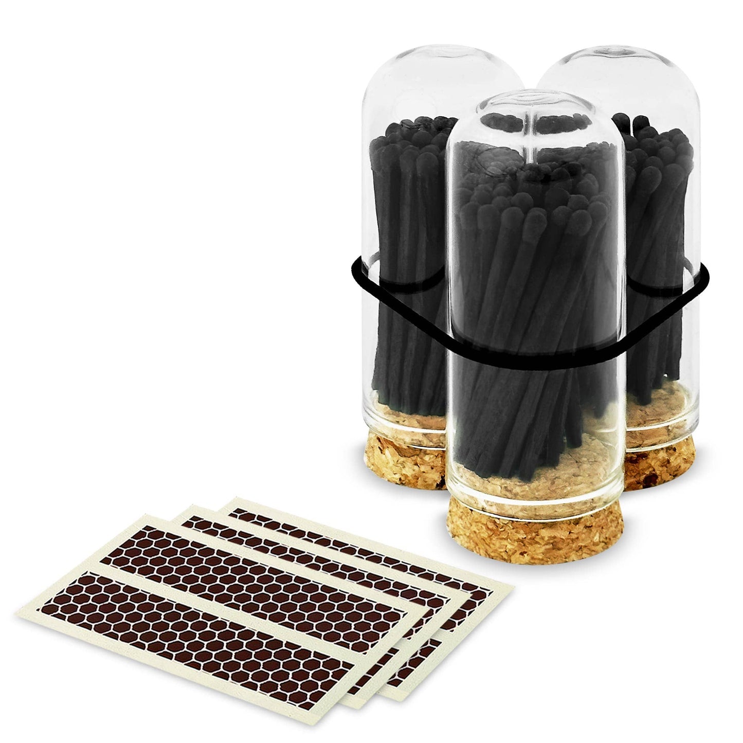 Thankful Greetings - 2" Matches + Mini Cloche - Red & Green Mix