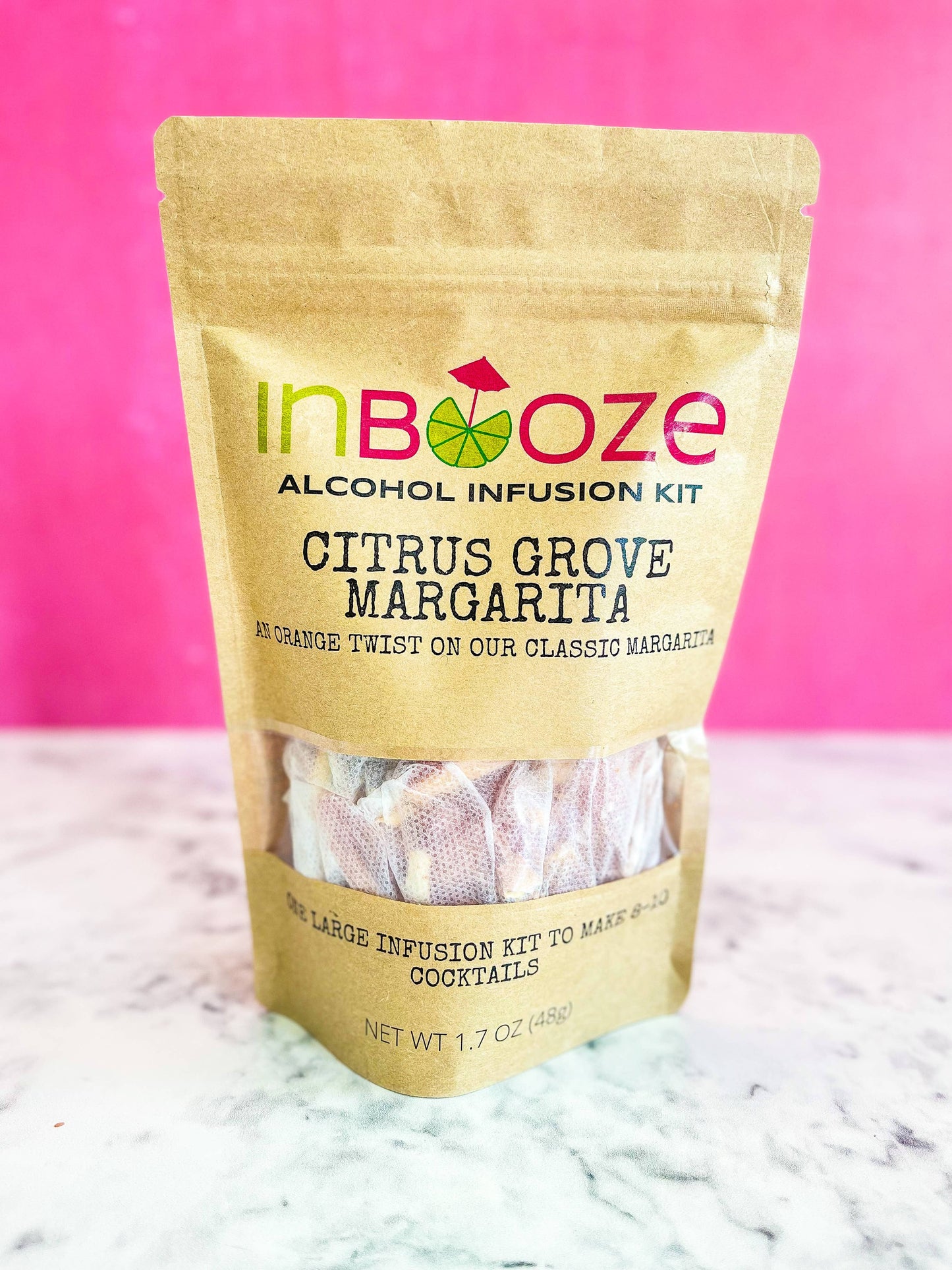 InBooze - Citrus Grove Margarita Alcohol Infusion Cocktail Kit