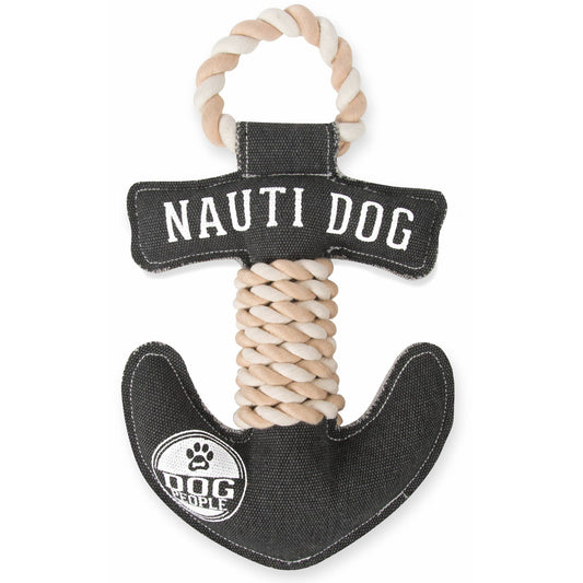 Pavilion - Nauti Dog - 12" Canvas Dog Toy on Rope
