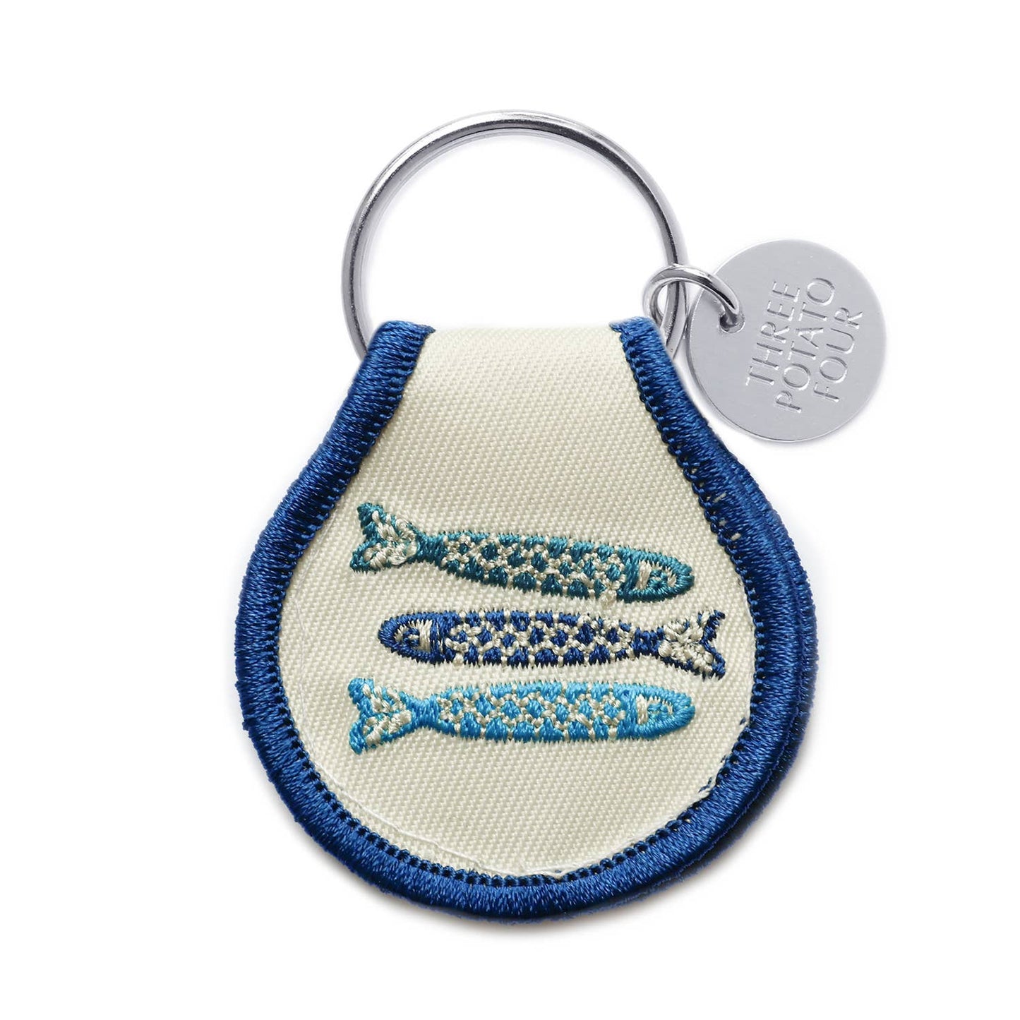 Three Potato Four - Patch Keychain - Tinned Fish