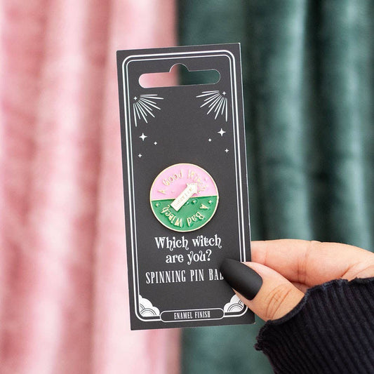 Something Different Wholesale - Which Witch Are You? Spinning Pin Badge