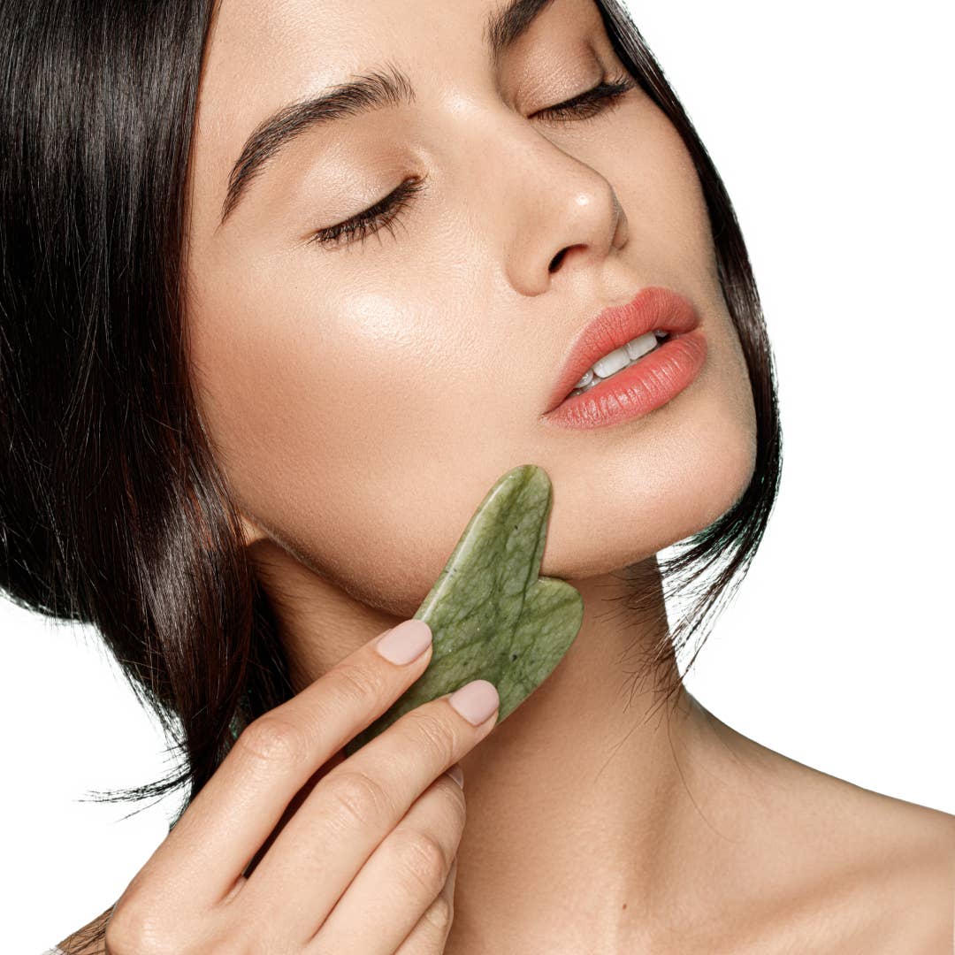 Plantifique - Jade Gua Sha Facial Massager
