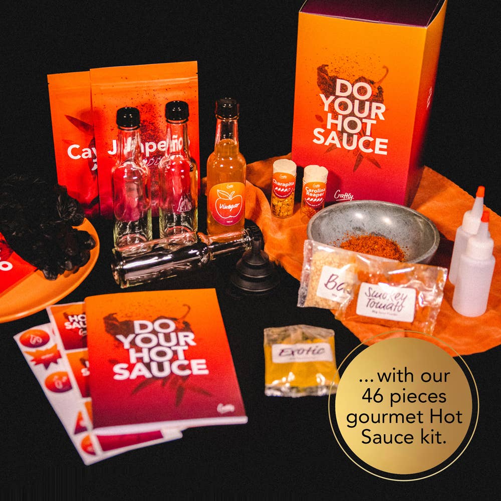 Craftly - DO YOUR HOT SAUCE l World's Hottest Chilli Set l Gift