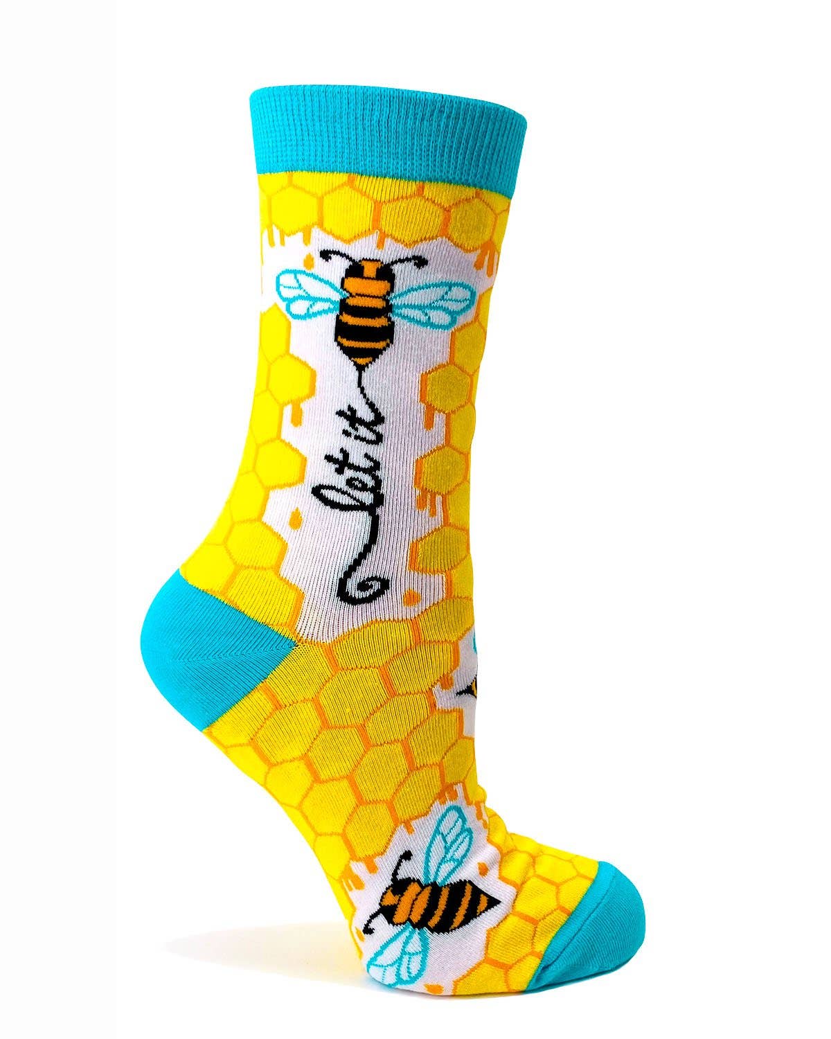 Fabdaz - Let it Bee Ladies' Novelty Crew Socks