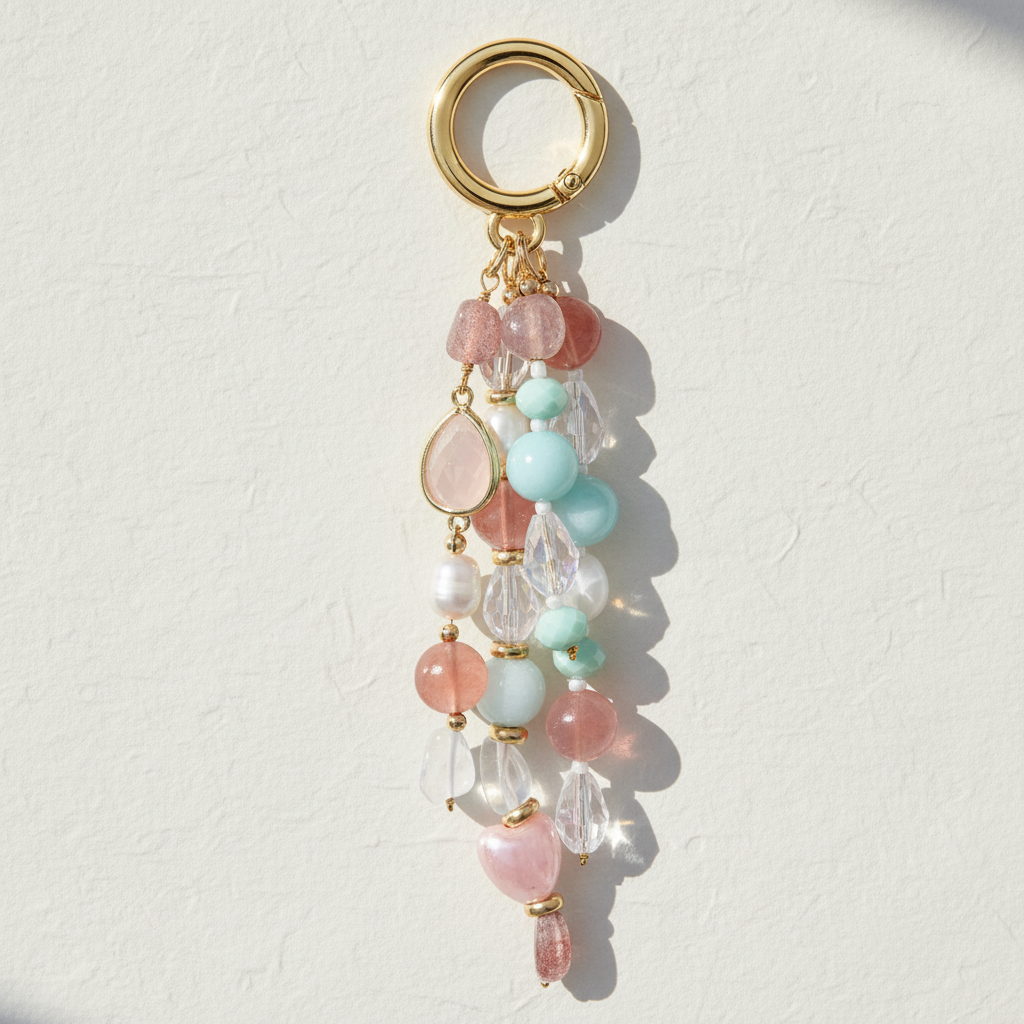 Cape Diablo - Rose Quartz Harmony Bag Charm