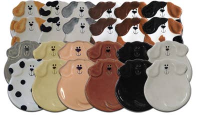 August Ceramics - 3" Ceramic Dog Dishes