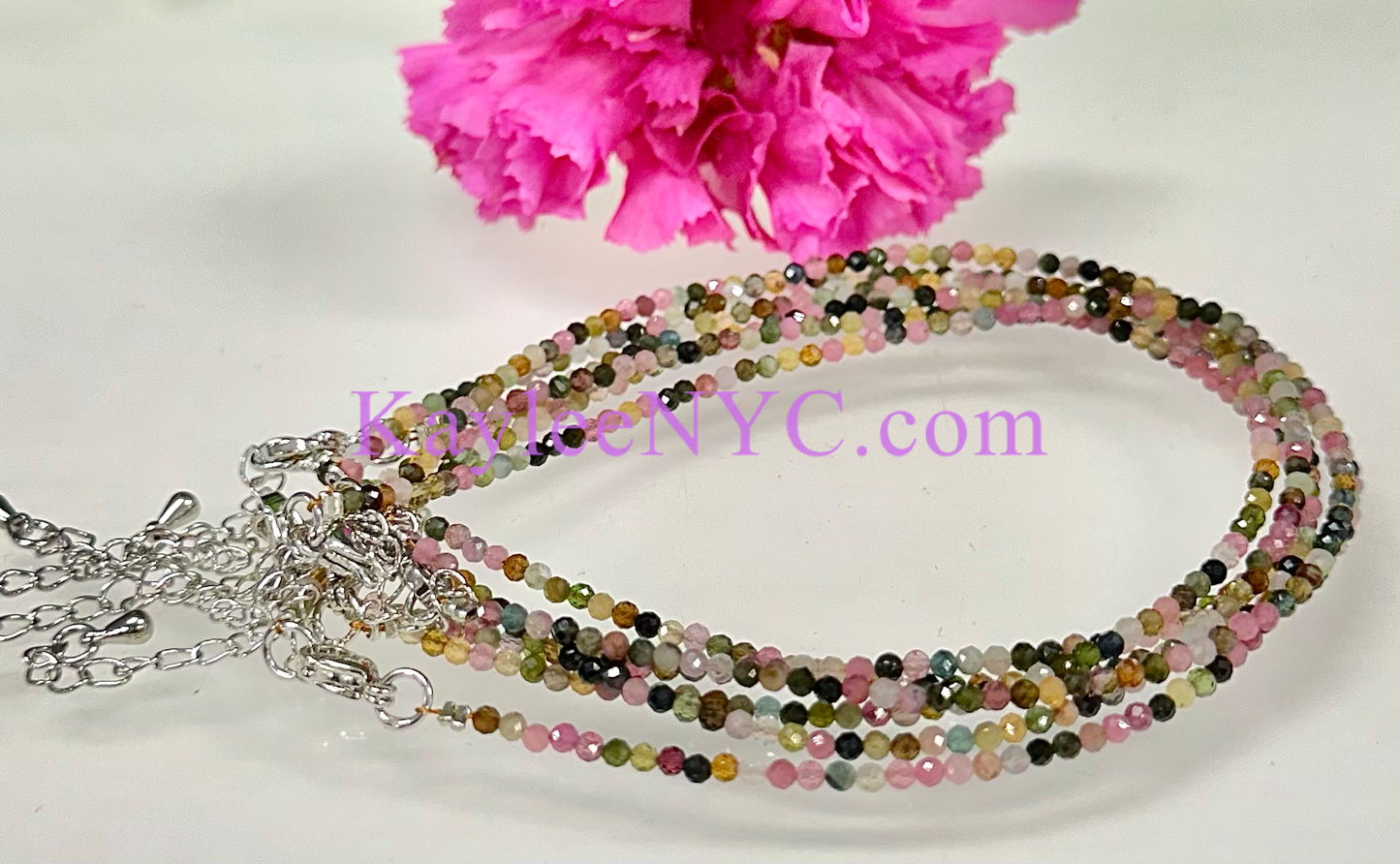 Natural Tourmaline Anklets Crystals Healing Energy