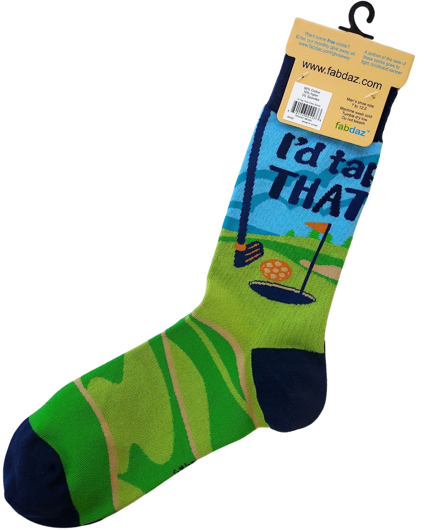 Fabdaz - I'd Tap That Men's Novelty Crew Socks