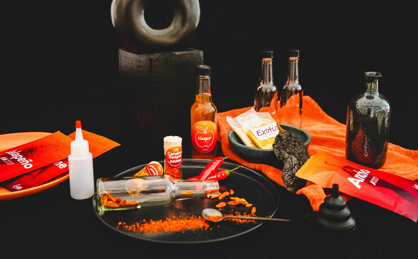 Craftly - DO YOUR HOT SAUCE l World's Hottest Chilli Set l Gift