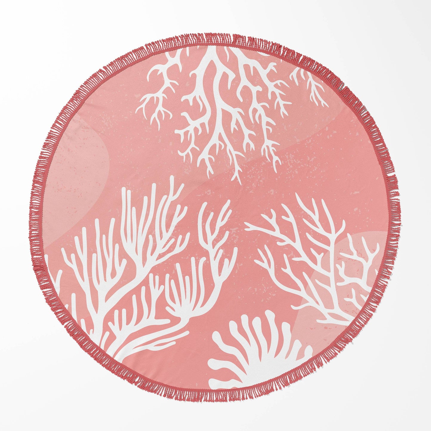 60" Round Beach Towels: Coral Reef