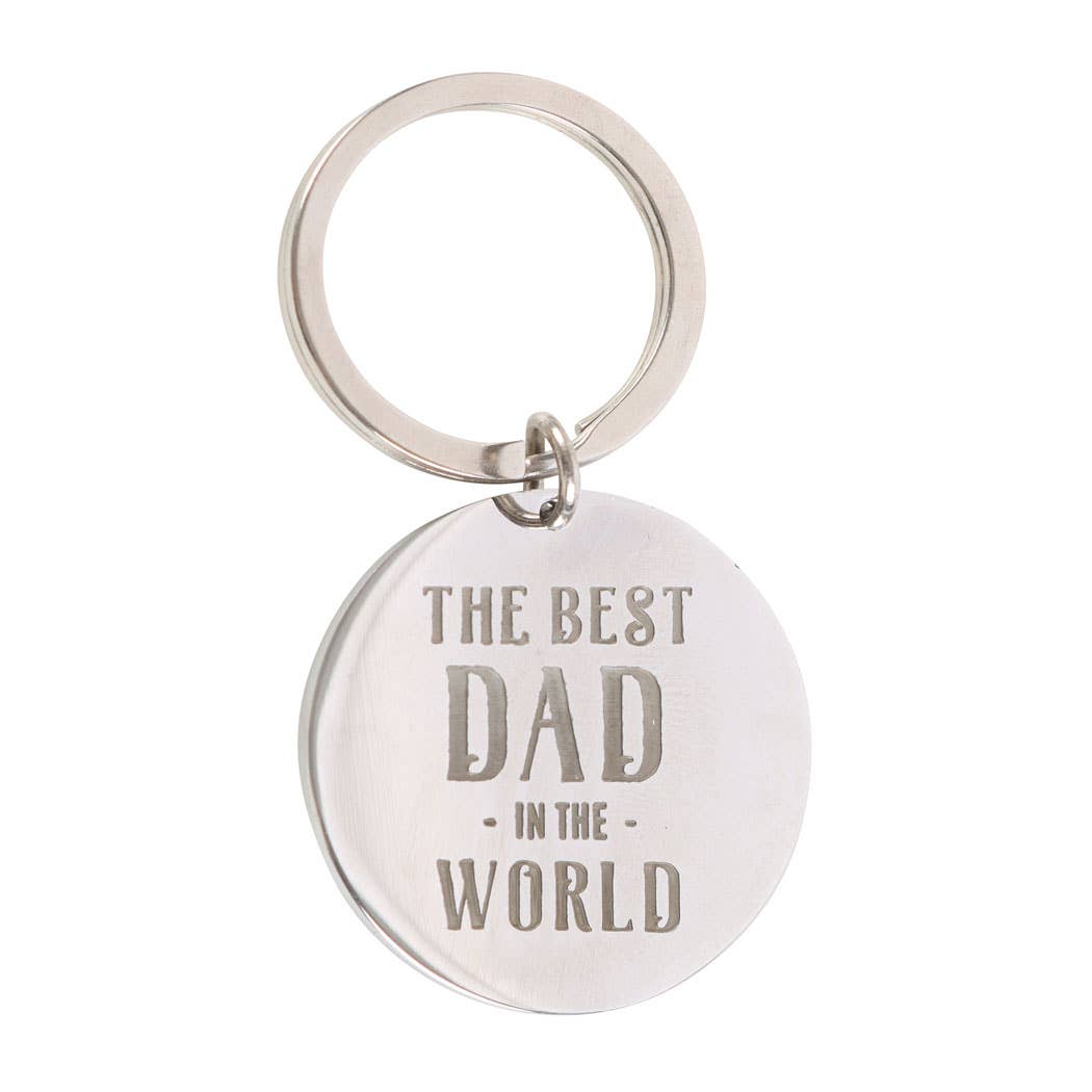 Best Dad in the World Keyring