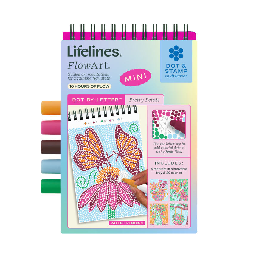 Lifelines - MINI FlowArt - Dot by Letter - Pretty Petals