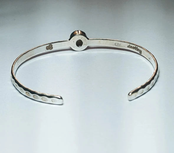 Freedom Stones Moonstone Destiny Cuff - Sterling Silver