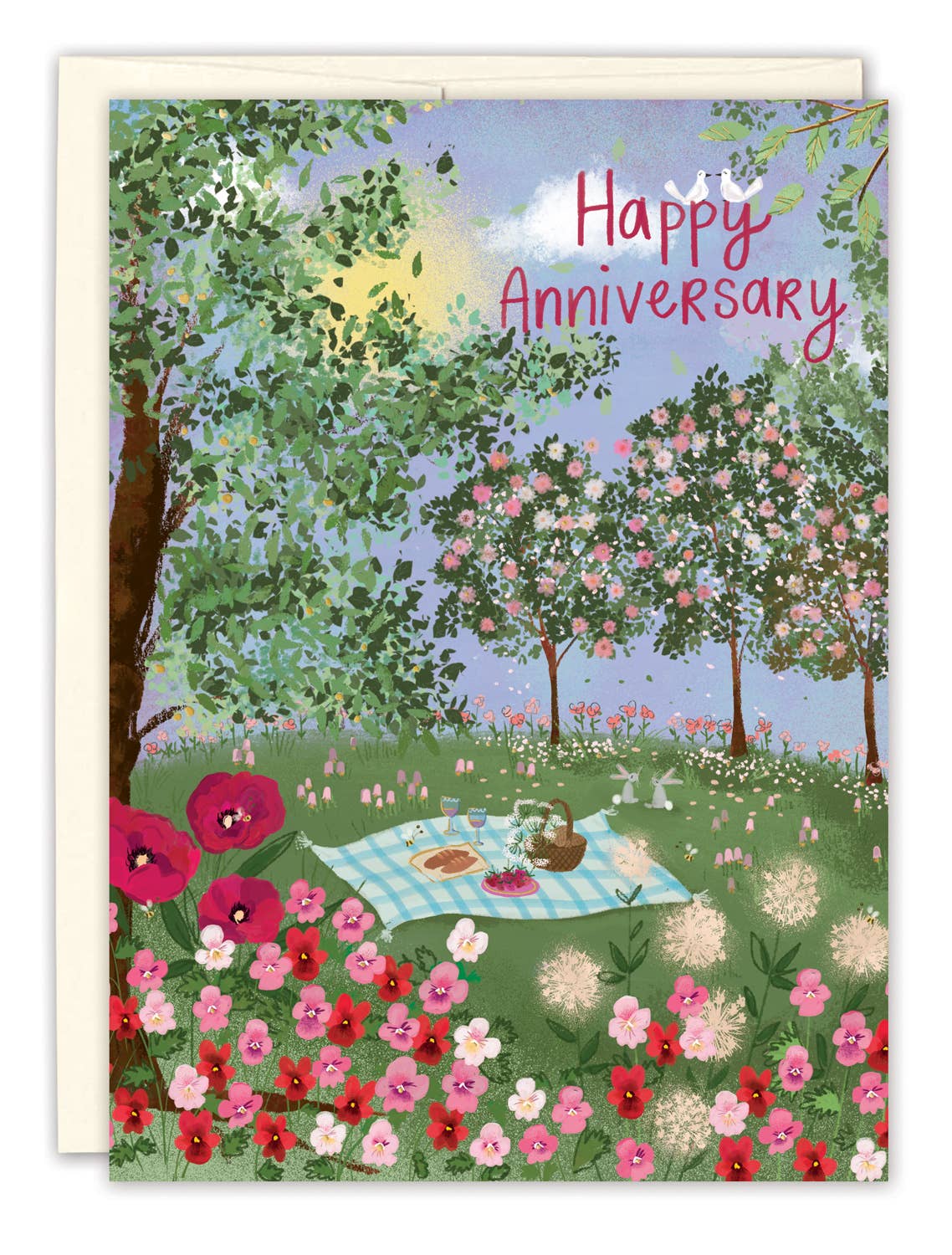 Biely & Shoaf - Orchard Picnic Anniversary Card