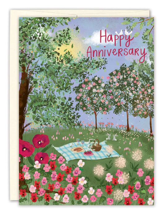 Biely & Shoaf - Orchard Picnic Anniversary Card