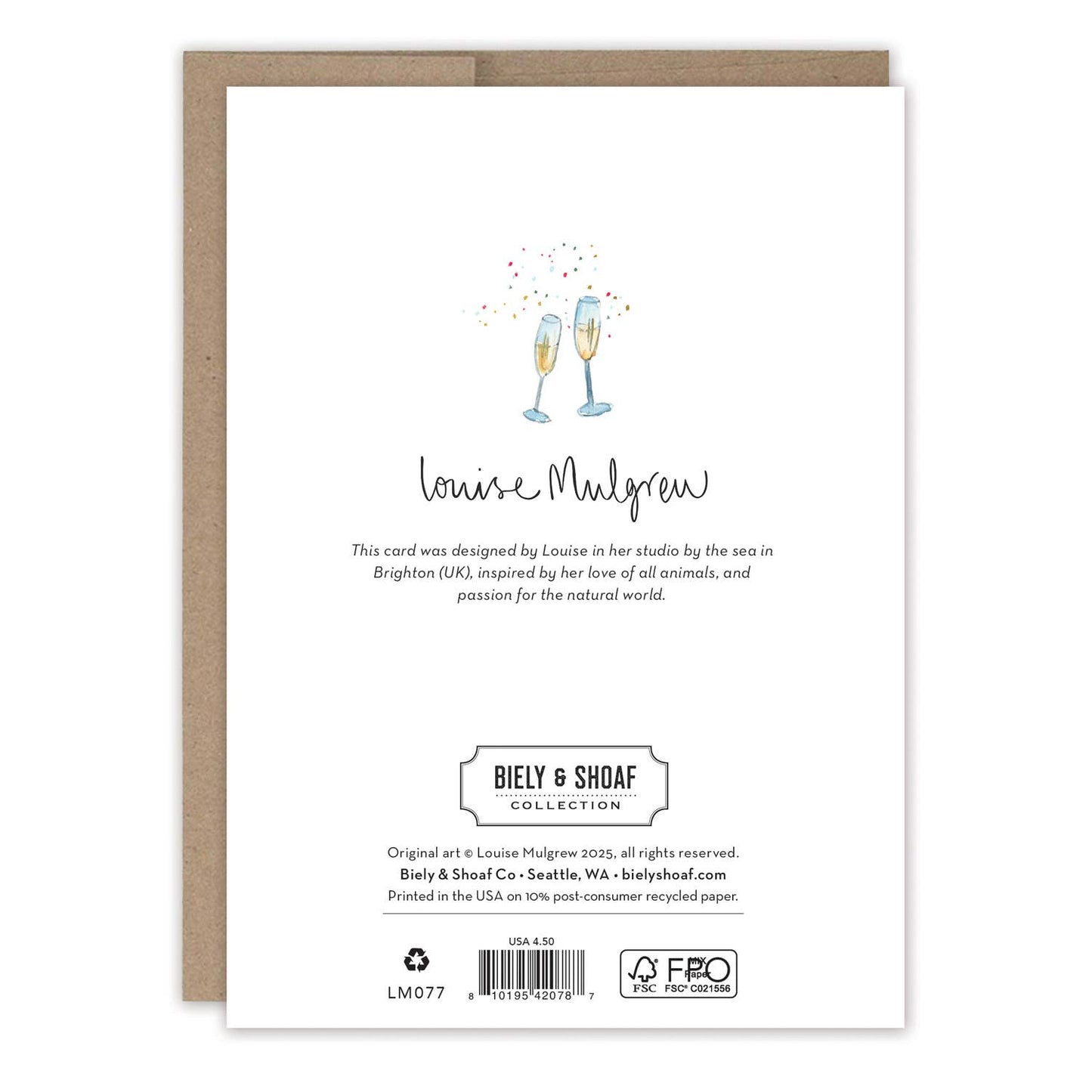 Biely & Shoaf - Champagne Anniversary Card