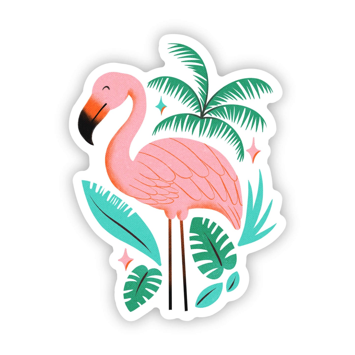 Big Moods - Spring Flamingo Sticker