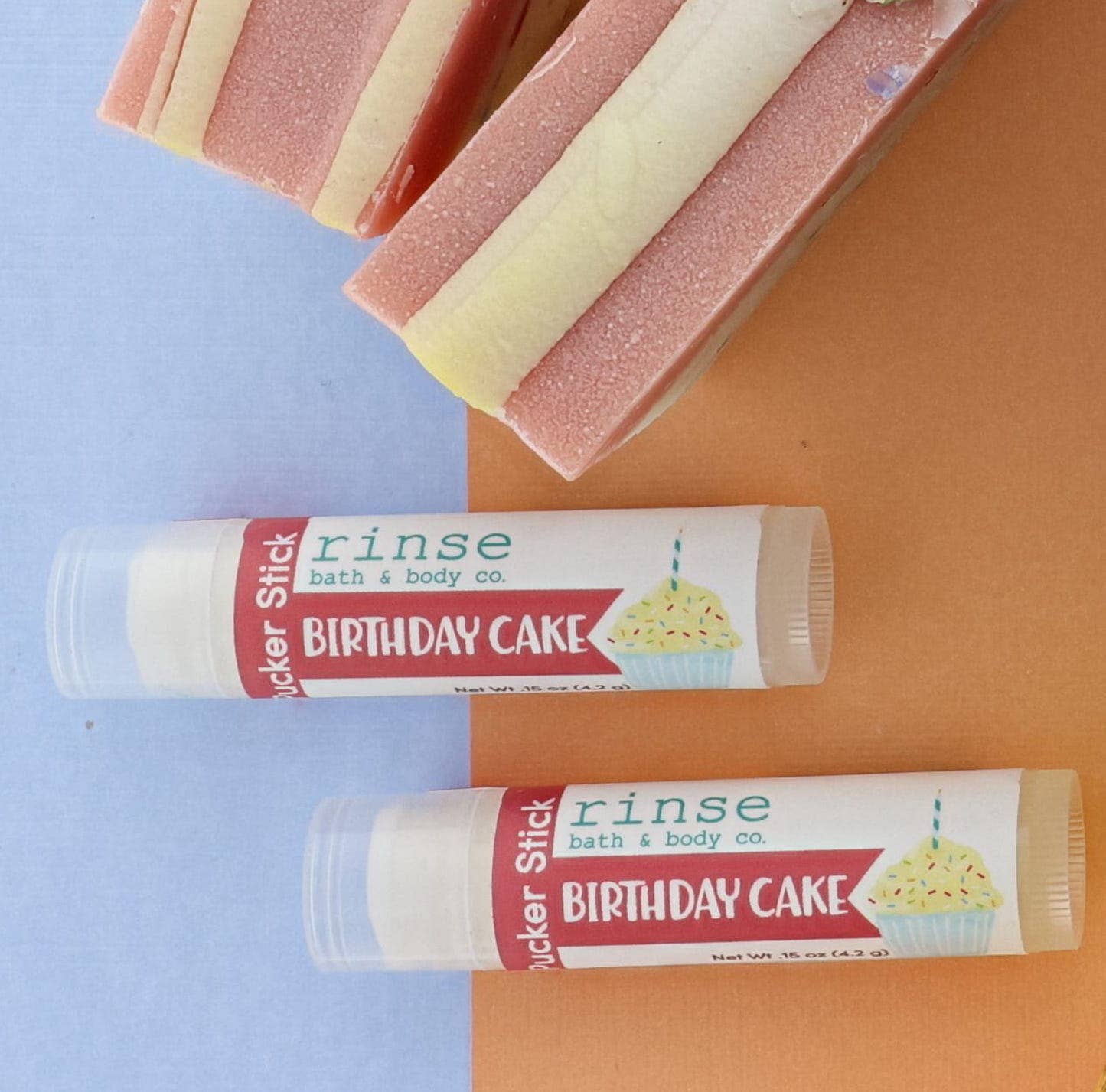 Rinse Bath Body Inc - Pucker Stick - Birthday Cake