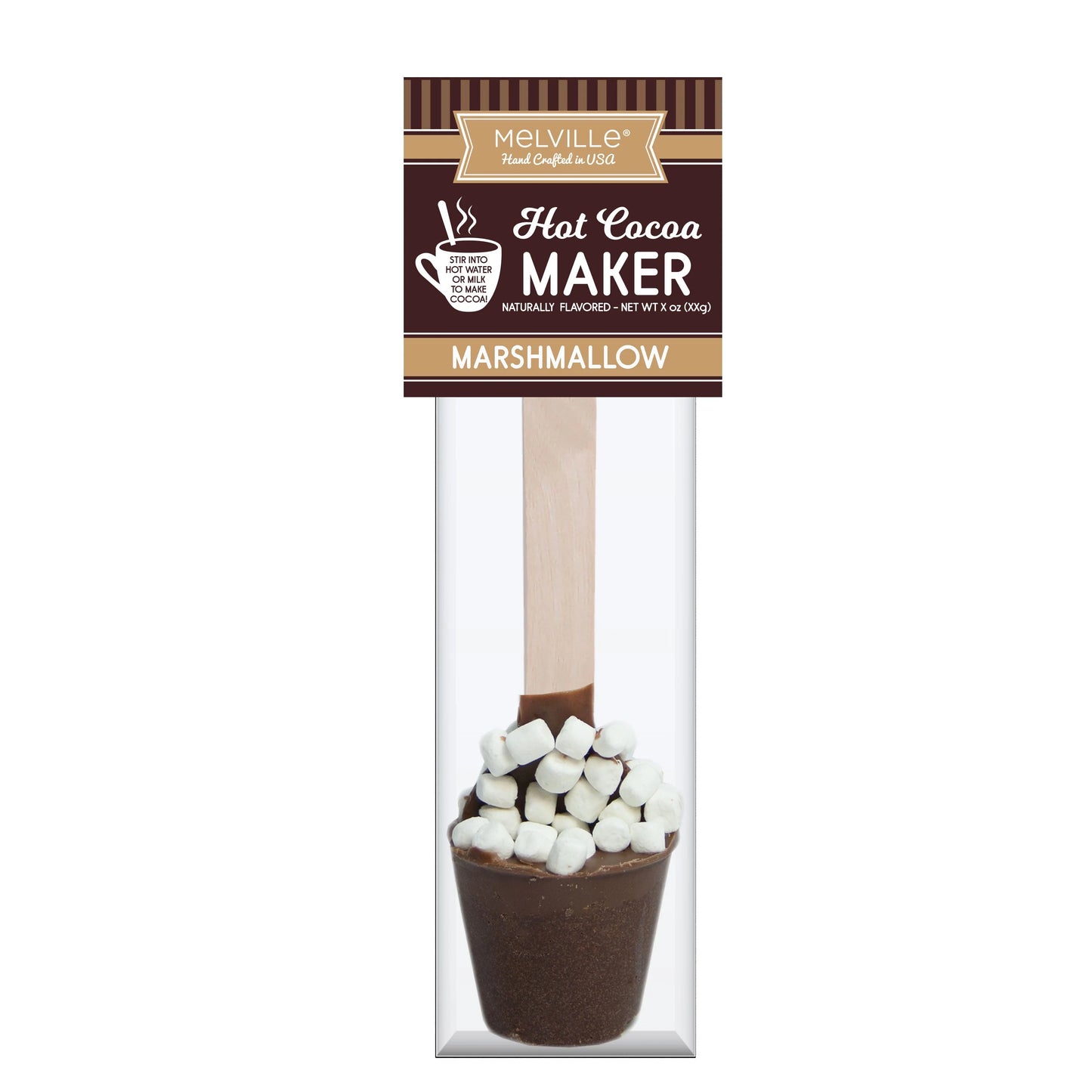 Melville Candy Company - Hot Chocolate Spoons - Mini marshmallow