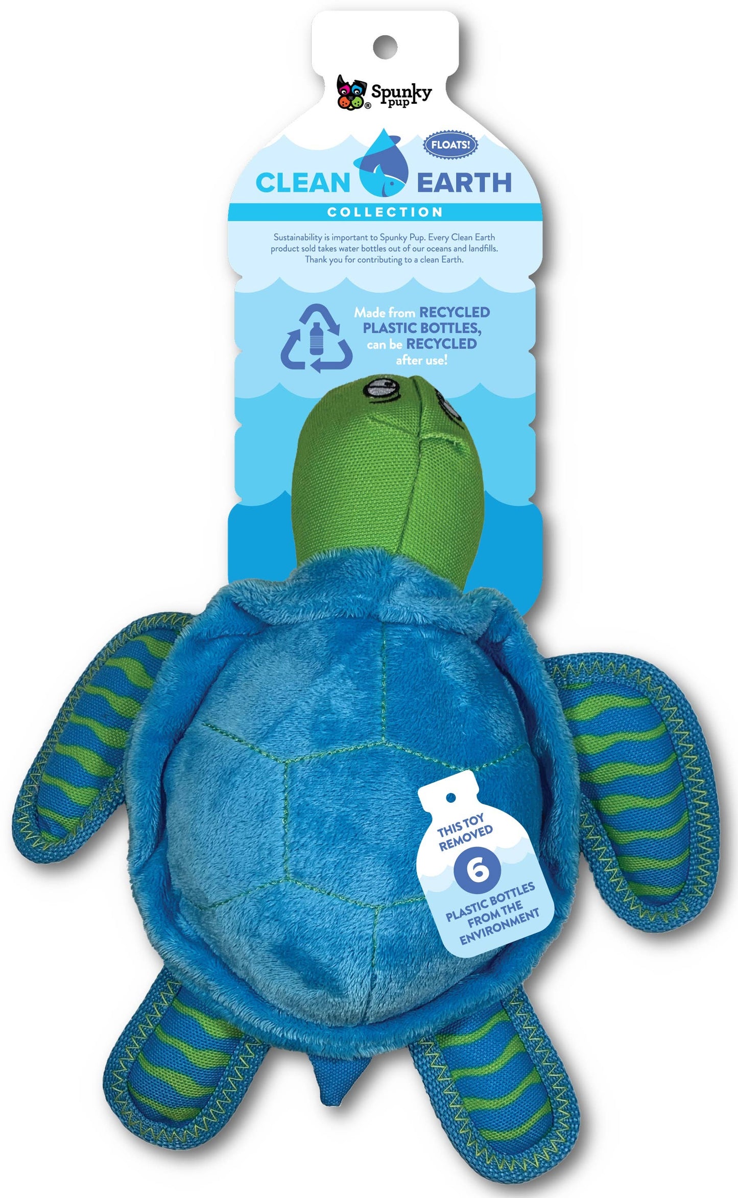 Spunky Pup - Clean Earth Recycled Plush Toys - 100% Sustainable: Large / Octopus