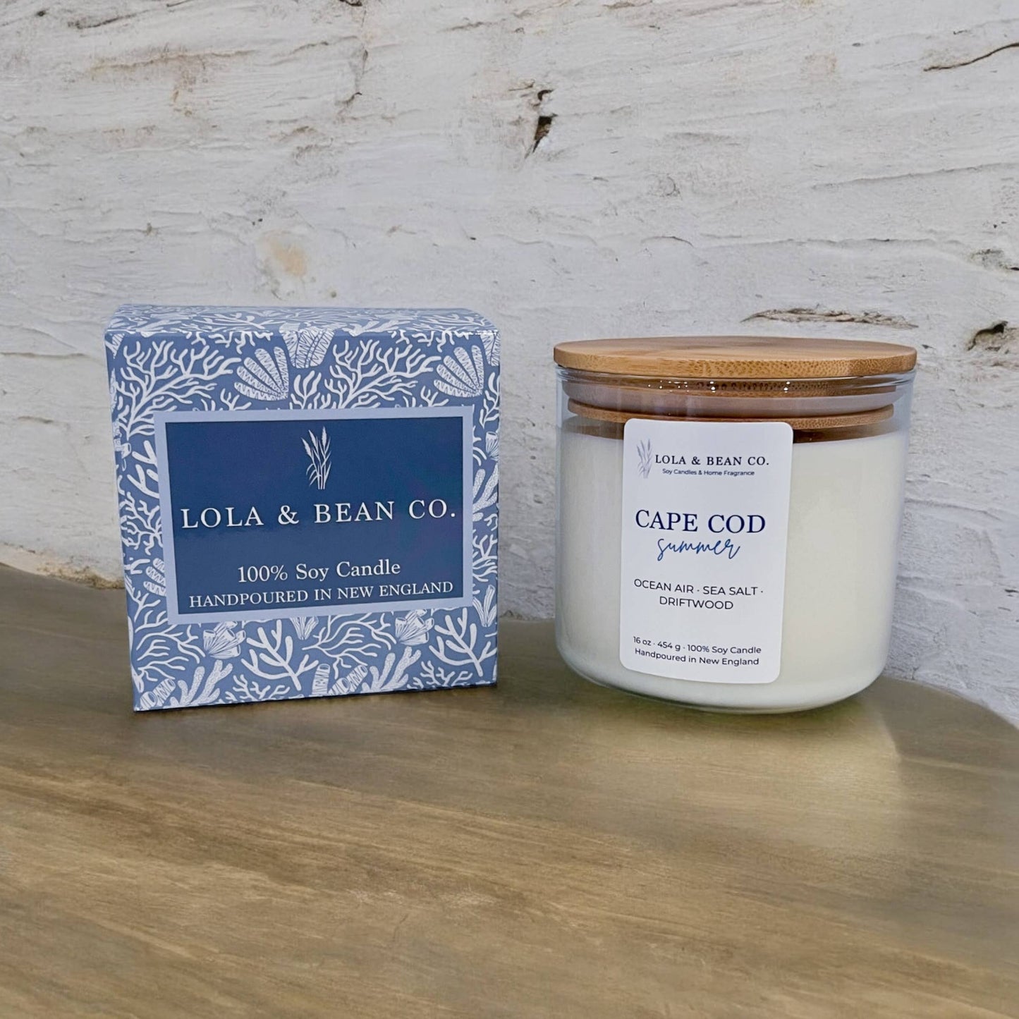 3 wick soy candle | 16 oz: Seaside Escape