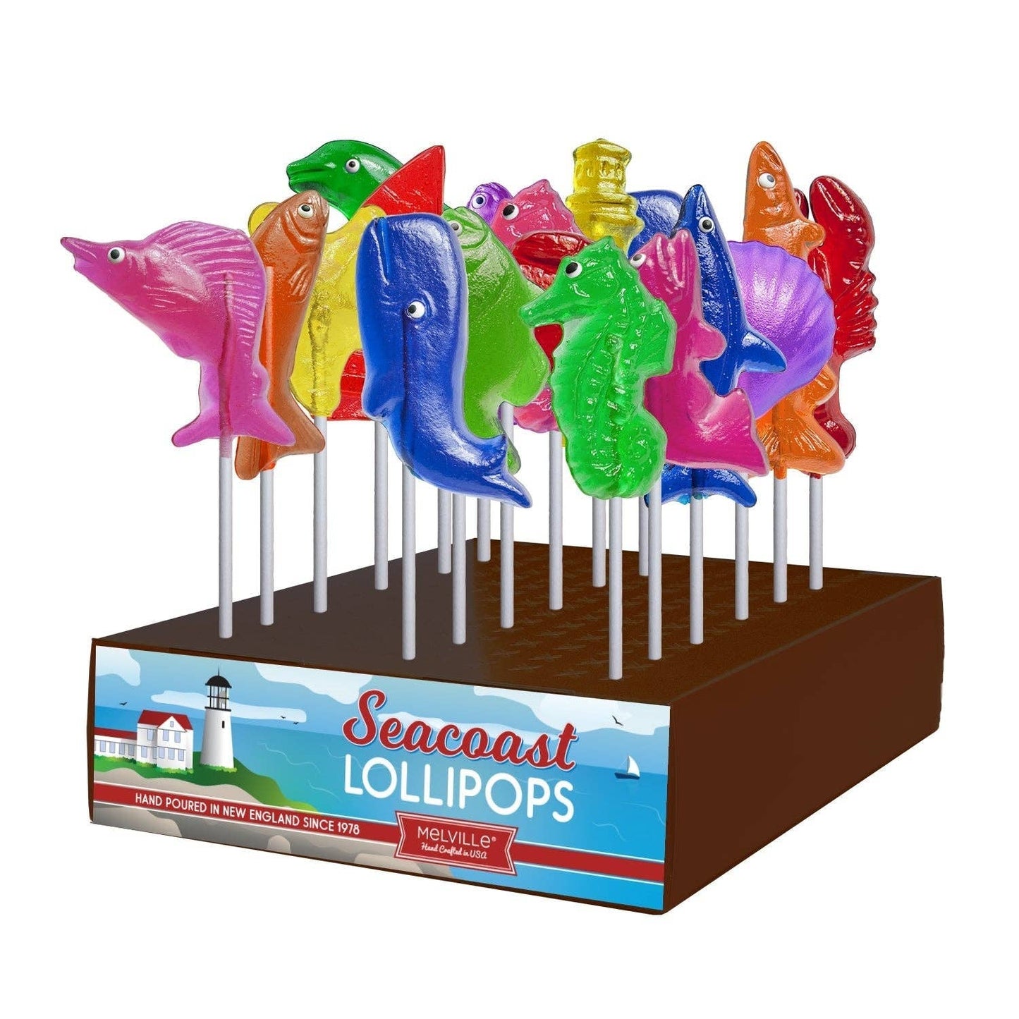 Melville Candy Company - Seacoast Lollipop - Single randomly selected