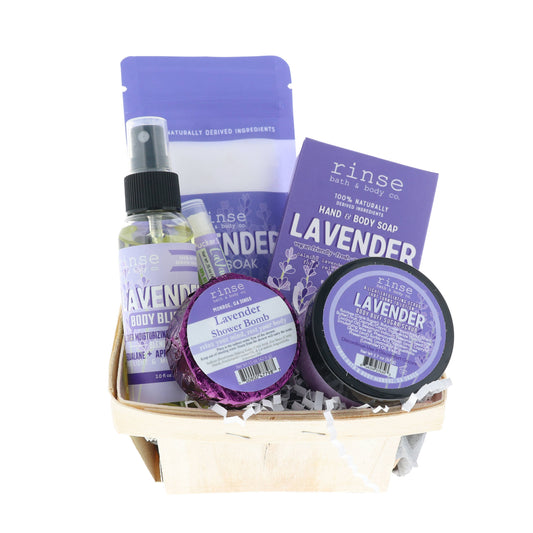 Rinse Bath Body Inc - Mother's Day Relaxation Bundle | Lavender gift for Mom