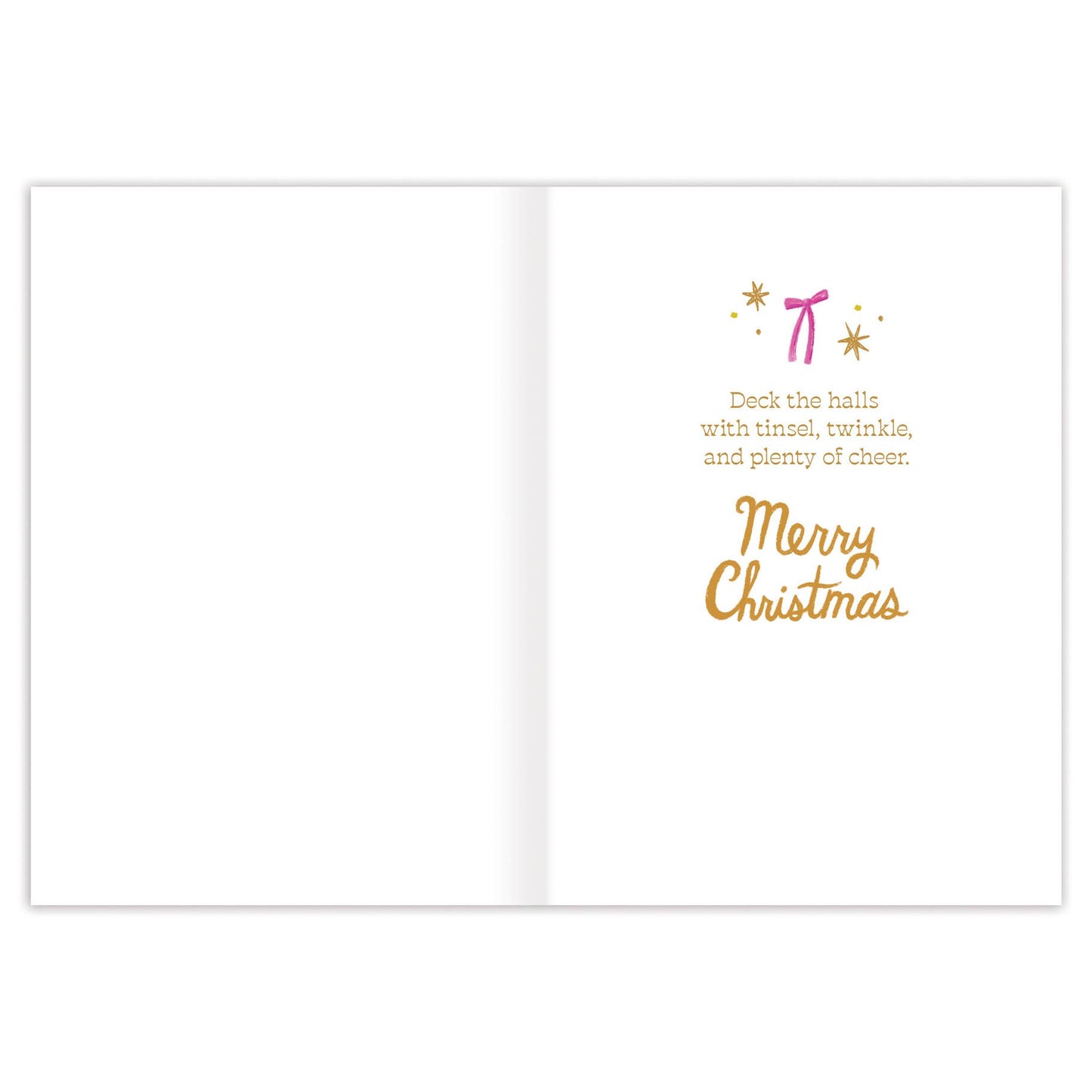 Biely & Shoaf - Santa Trimming Tree Holiday Card