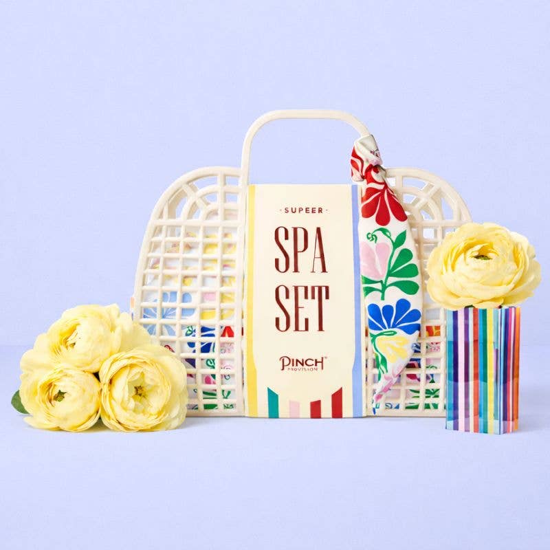 Pinch Provisions - Super Spa Set | Floral Multi, Self-Care, Easter, Mother's Da