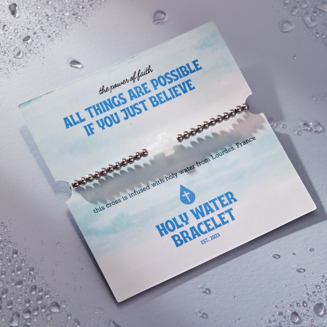 Holy Water Bracelet - HOLY WATER STRETCH BRACELET: Yellow Gold