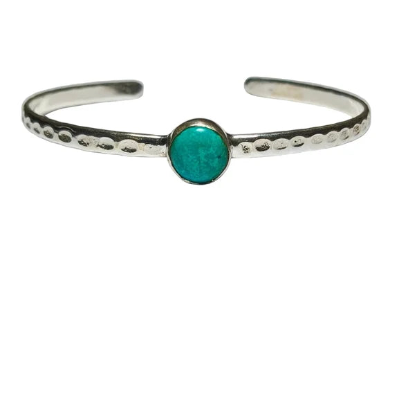Freedom Stone Turquoise Freedom Cuff - Sterling Silver