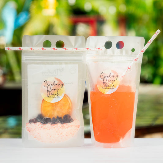 Mixology - Slush Cocktail Pouches: Cranberry Orange Mimosa