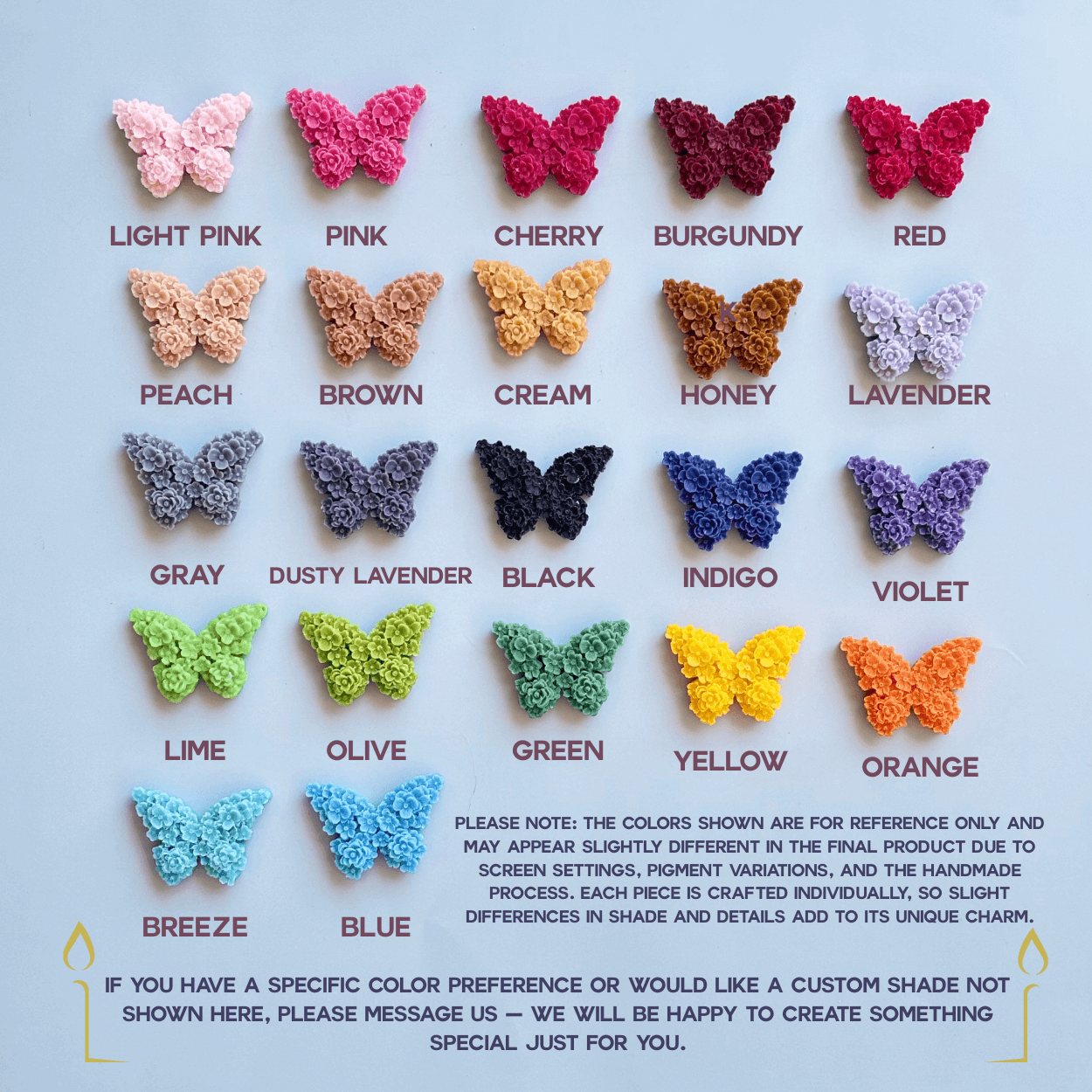 Cute Elephant Candle: Gray / I say nothing – paws to mouth