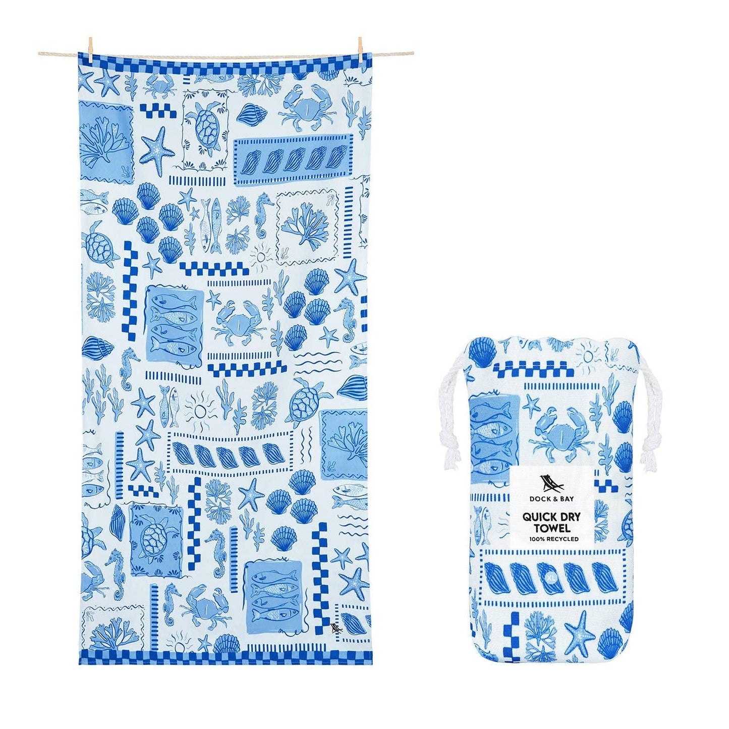 Dock & Bay USA - Quick Dry Towels - Grecian Shores