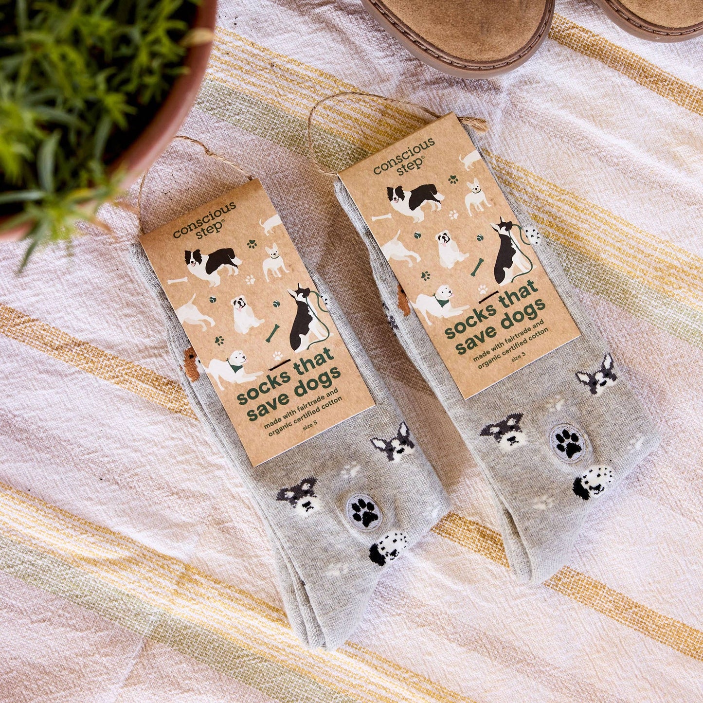 Conscious Step - Socks that Save Dogs