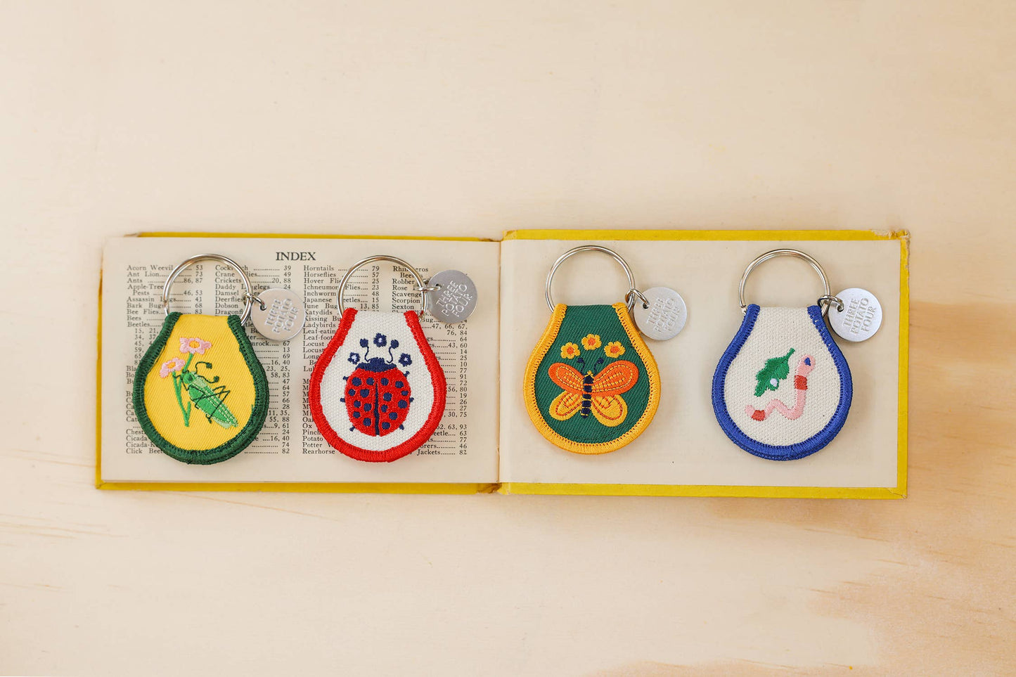 Three Potato Four - Patch Keychain - Ladybug