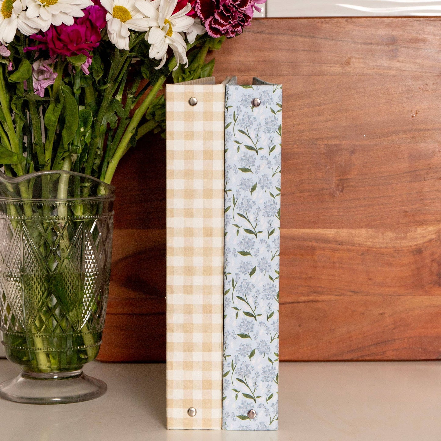 Hydrangeas Large Recipe Binder