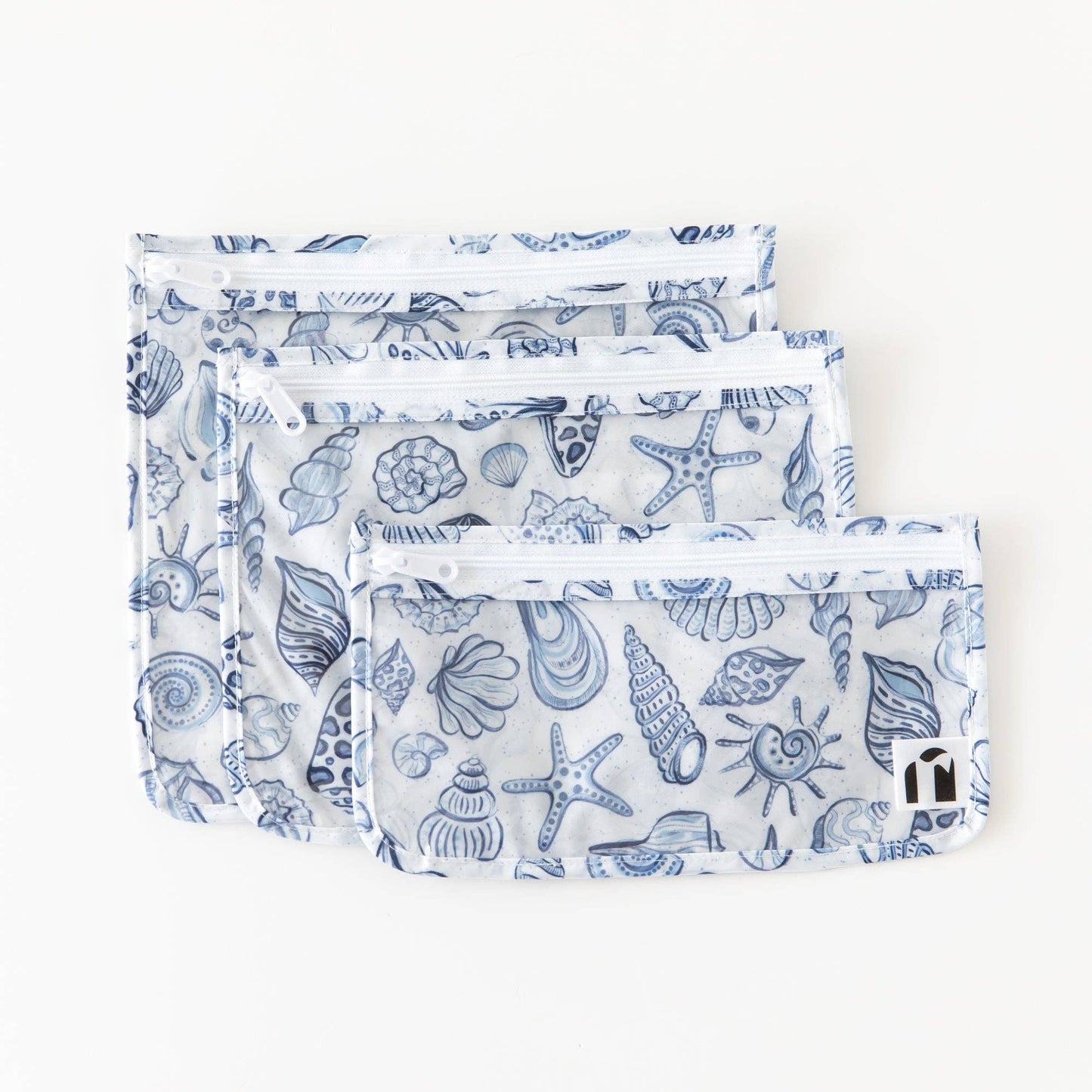 Clear Travel Bag 3 Pack: Shells
