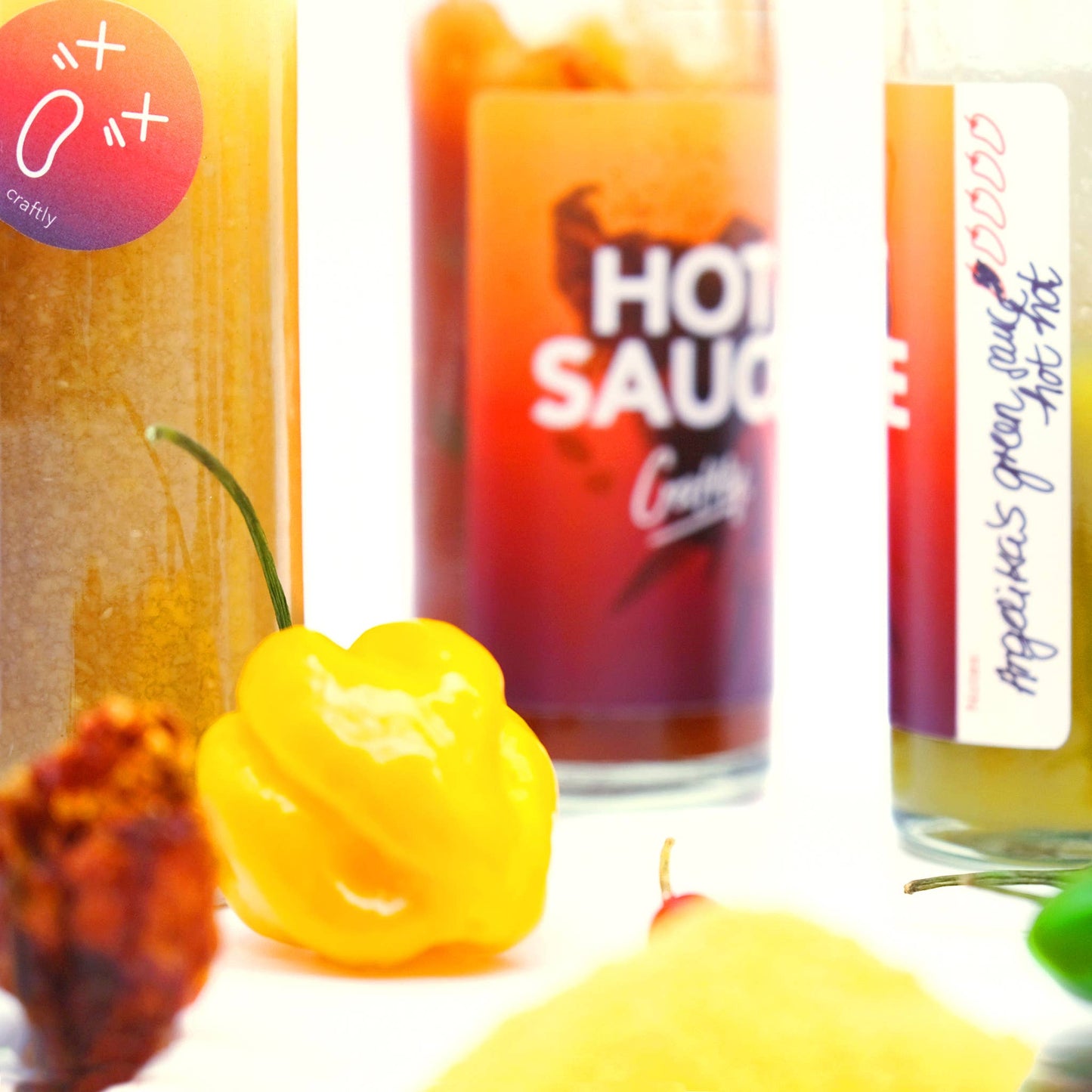 Craftly - DO YOUR HOT SAUCE l World's Hottest Chilli Set l Gift