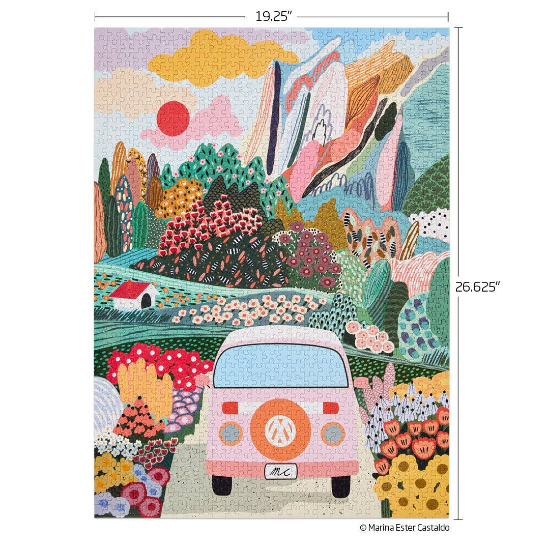 WerkShoppe - Road Trip 1000 Piece Puzzle