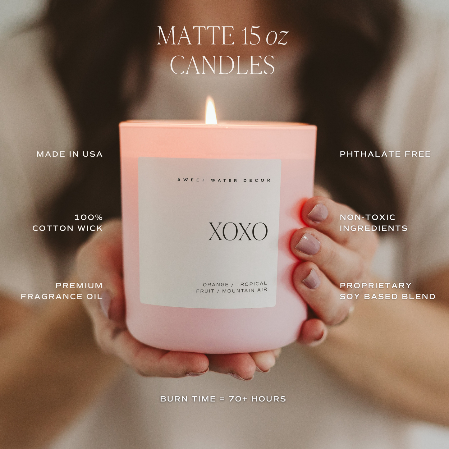 Sweet Water Decor - Best Mom Ever 15 oz Soy Candle, Matte Jar - Gifts