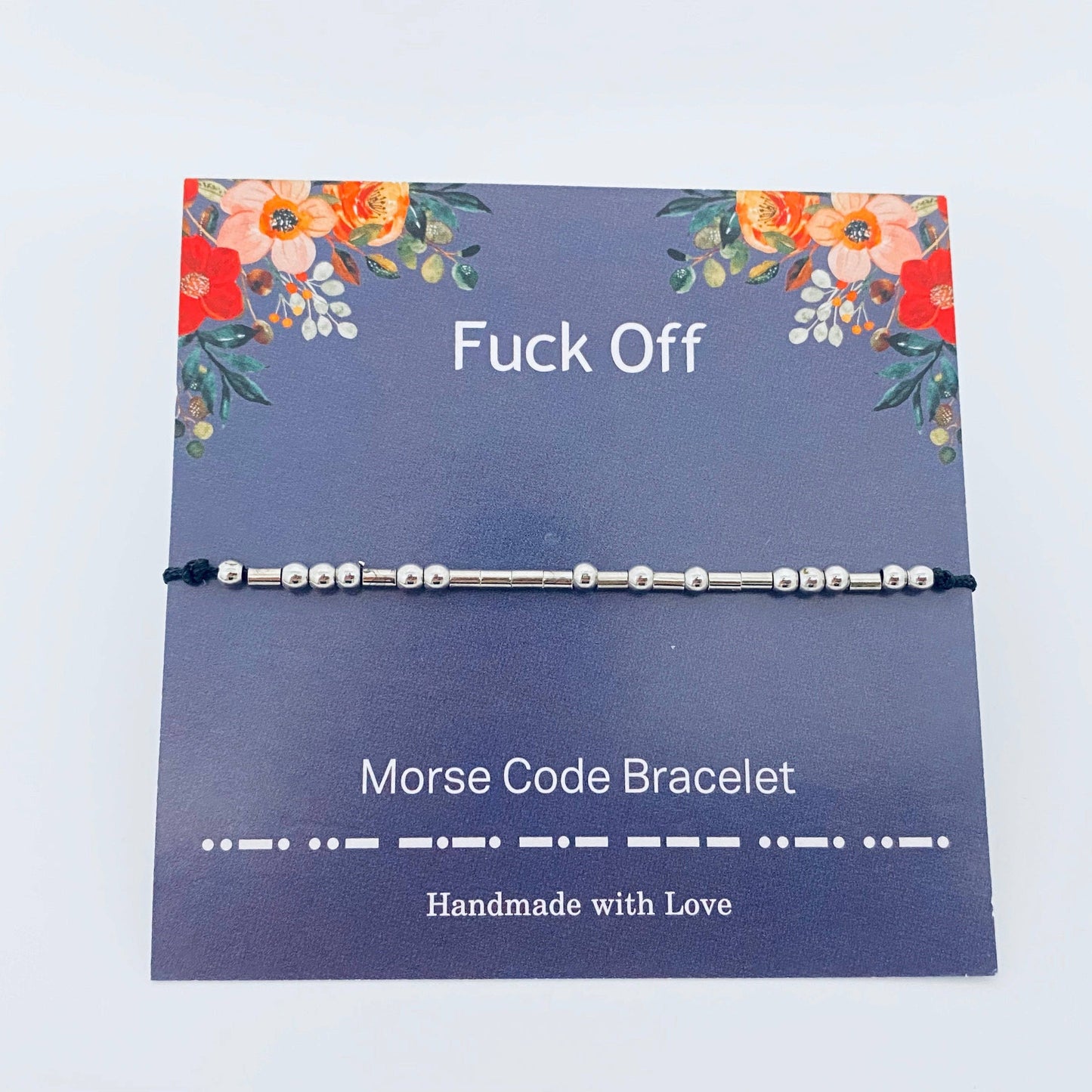 Mio Queena - Multi style Morse Code Stretch Bracelets: BFF