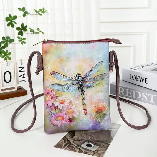 Shine Mark Accessories - Colour Print Cellphone Bag - Dragonfly