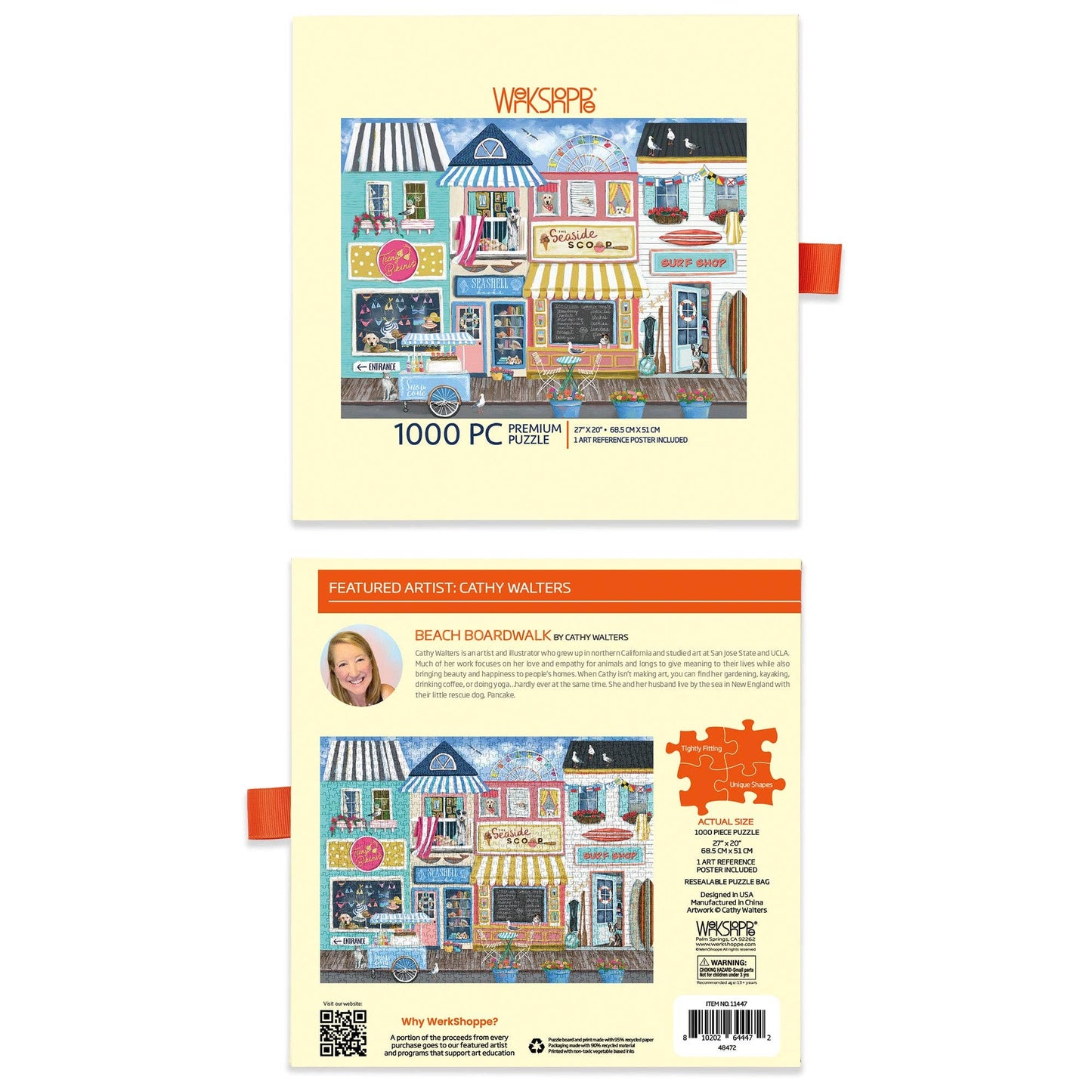 WerkShoppe - Beach Boardwalk 1000 Piece Puzzle