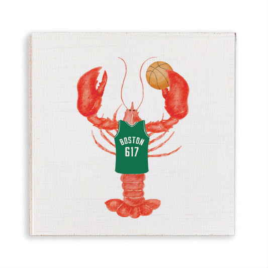 Rustic Marlin - Boston 617 Green Lobster Magnet